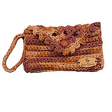 Bolsa Carteira Porta Cartões Porta Moedas em Crochê Colorida