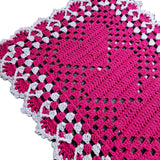 Tapete de Porta Retangular Coração