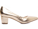 Sapato Scarpin Metalizado Salto Bloco Grosso Baixo 044-1710-124D_AR