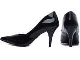 Sapato Scarpin Salto Fino Médio Verniz 8000-02