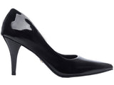 Sapato Scarpin Salto Fino Médio Verniz 8000-02
