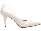 Sapato Scarpin Salto Fino Médio Verniz 8000-02