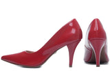 Sapato Scarpin Salto Fino Médio Verniz 8000-02