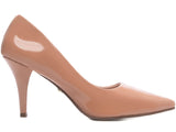 Sapato Scarpin Salto Fino Médio Verniz 8000-02