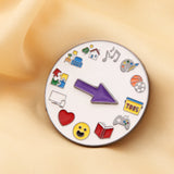 Pin Boton de bateria social - Alfinetes Broche de Humor para Mochila ou Roupas