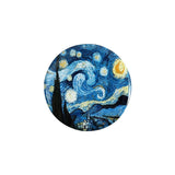 Pin Boton Broche Pintura A Noite Estrelada de Vincent Van Gogh