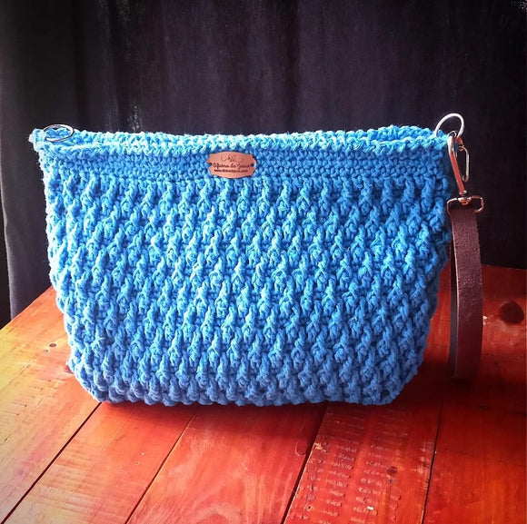 Bolsa Clutch Carteira em Crochê