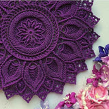 Tapete Mandala Russo de Crochê