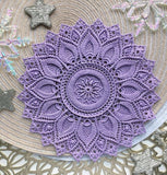 Tapete Mandala Russo de Crochê