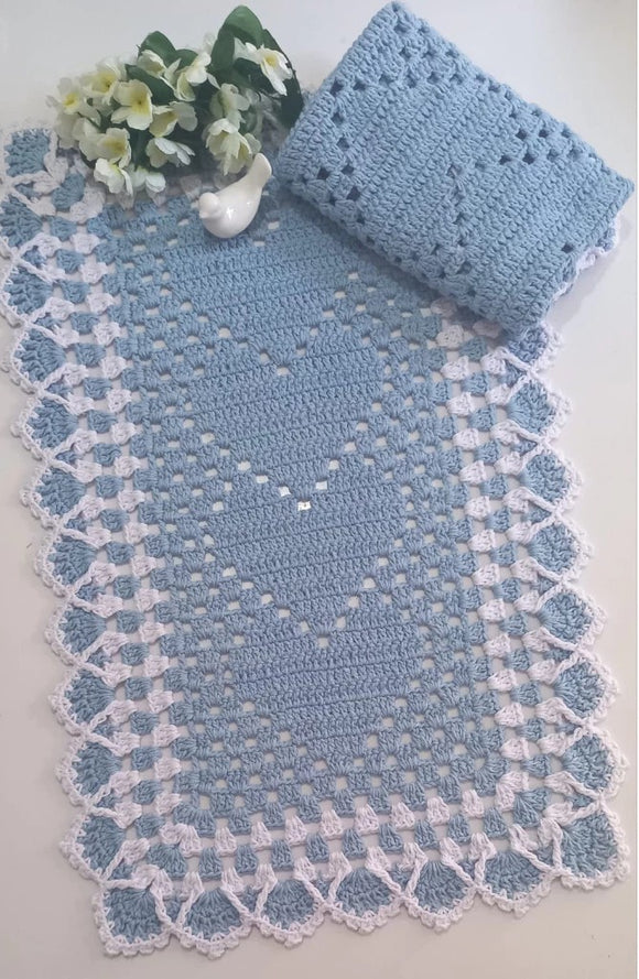 Tapete de Porta Retangular Coração