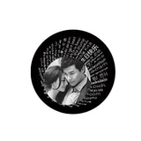 Colar Coração com Projeções Personalizável com Foto