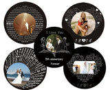 Colar Coração com Projeções Personalizável com Foto
